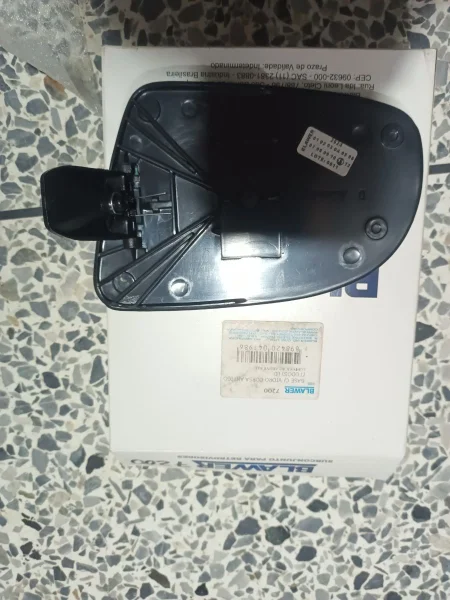 VIDRIO C/ BASE RETROVISOR LD