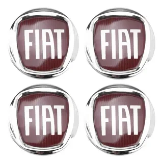CENTRO DE RIN EMBLEMA LOGO FIAT 4 UNI