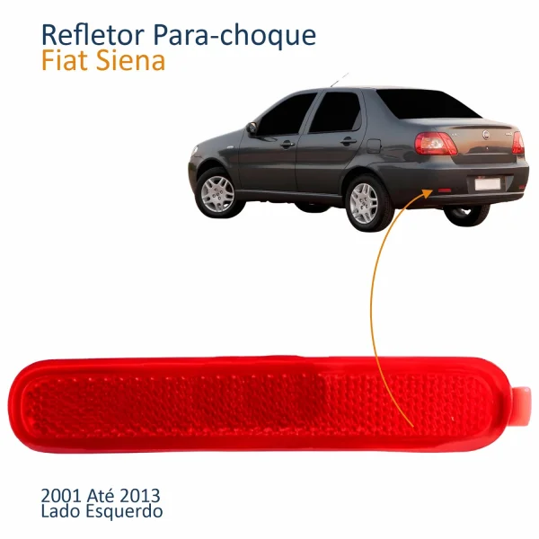 REFLETOR DE PARACHOQUE LI