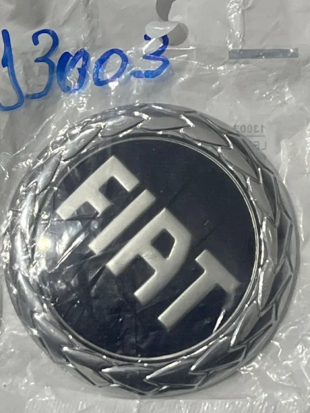 EMBLEMA FIAT REJILLA 85 MM AZUL
