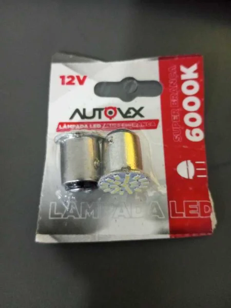 BOMBILLO LED 2 POLO 22 LED CABEZA RECTA
