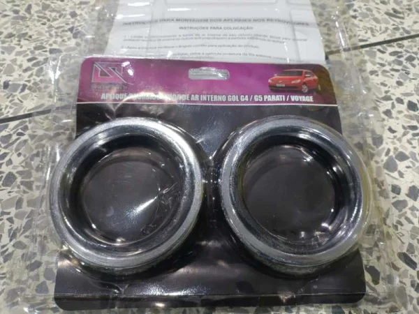 MOLDURA CROMADA DIFUSOR A/A (4UNID)